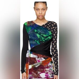 Marine Serre Body Shelter Draped Top